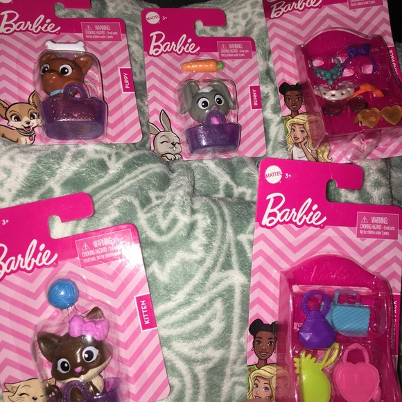 Mattel Toys Set Of 5 Barbie Accessory Packs Poshmark